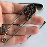 Shawl Pin / Antique Silver