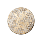 Silver and Gold / Decorative and Textured Top / Metal
