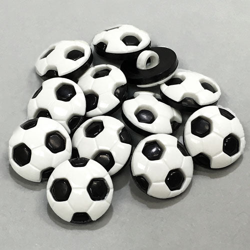 Soccer Ball / Plastic / Black and White / Shank